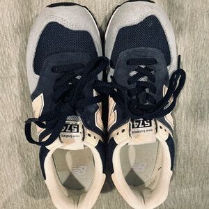 New Balance Athletic Shoes Blue Cream Classic Design